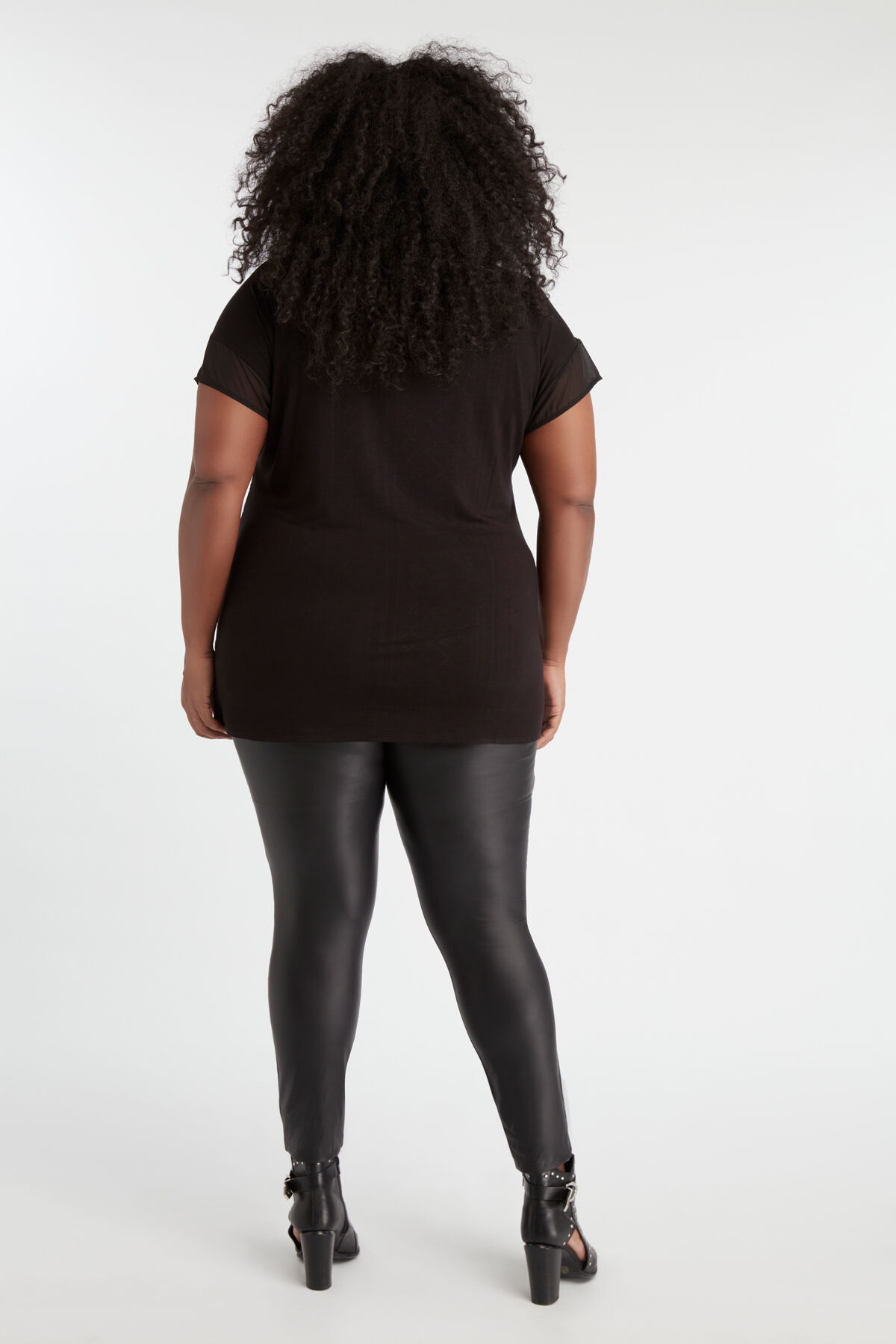 Legging van imitatieleer image number 4