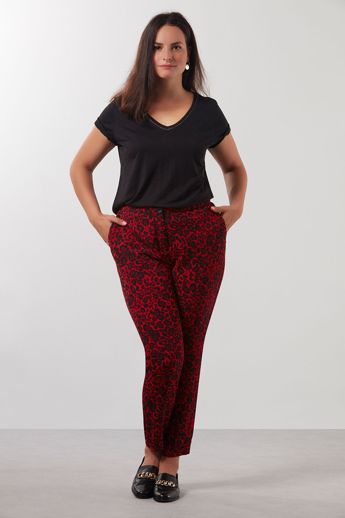 Broek met luipaardprint image number 4