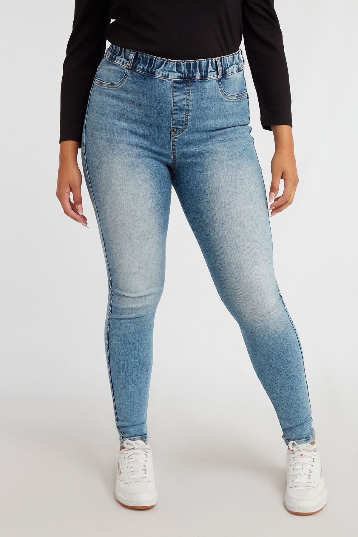 Slim fit tregging POPPY image number 3