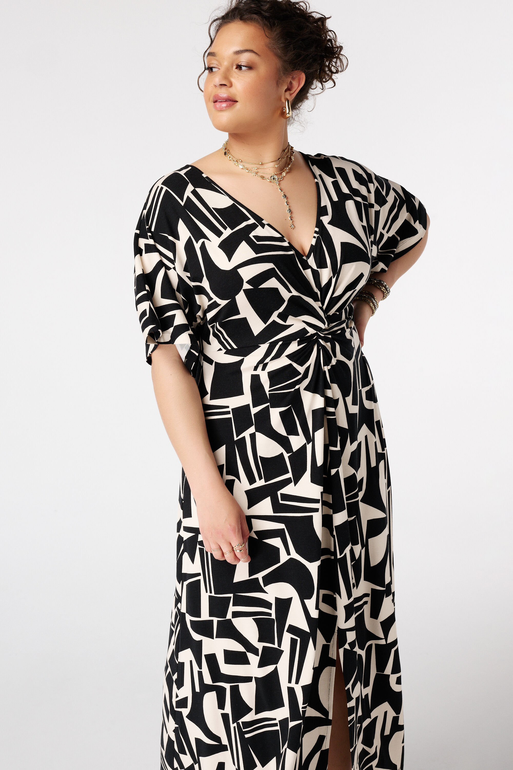 Jurk met print image number 5