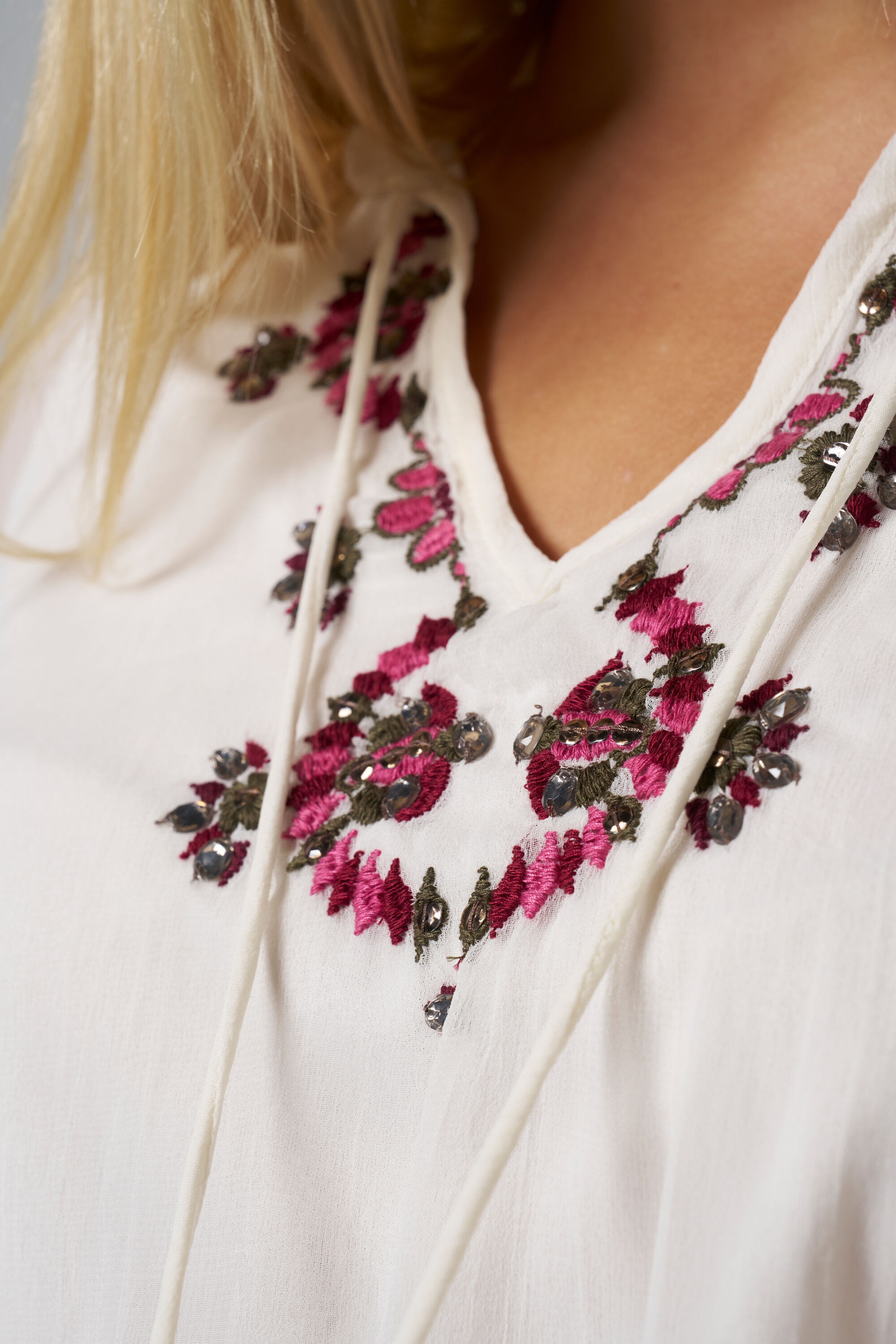 Blouse met broderie image number 4