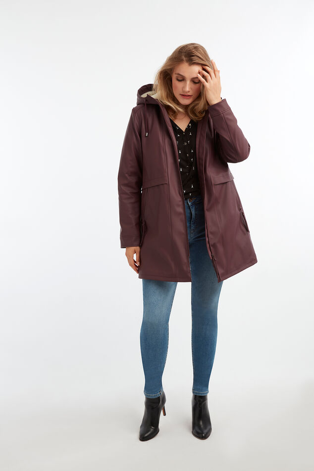 Regenjas met teddyvoering image number 4