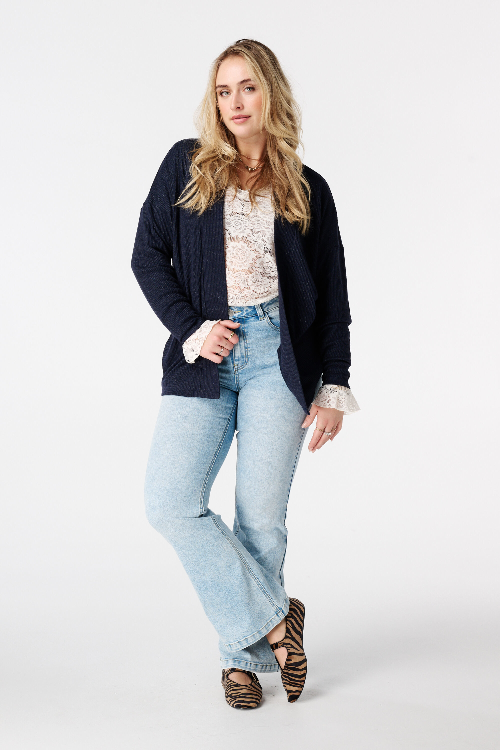 Vest met lurex image number 5