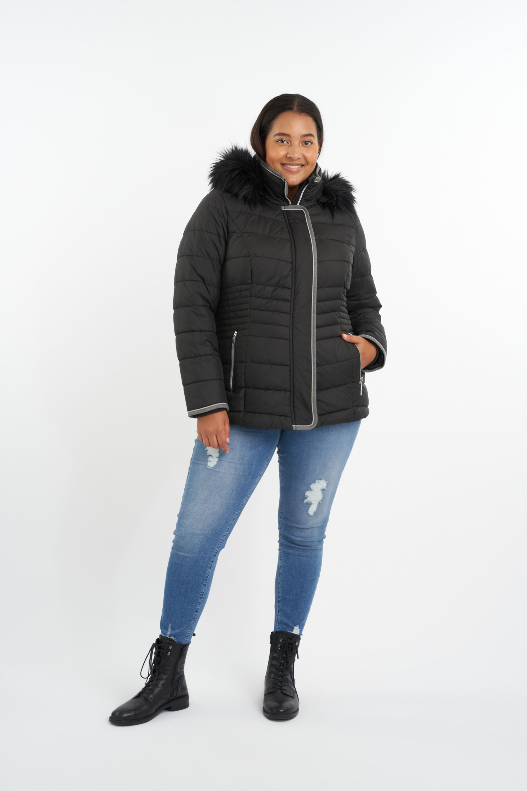 Gewatteerde jas  image number 4