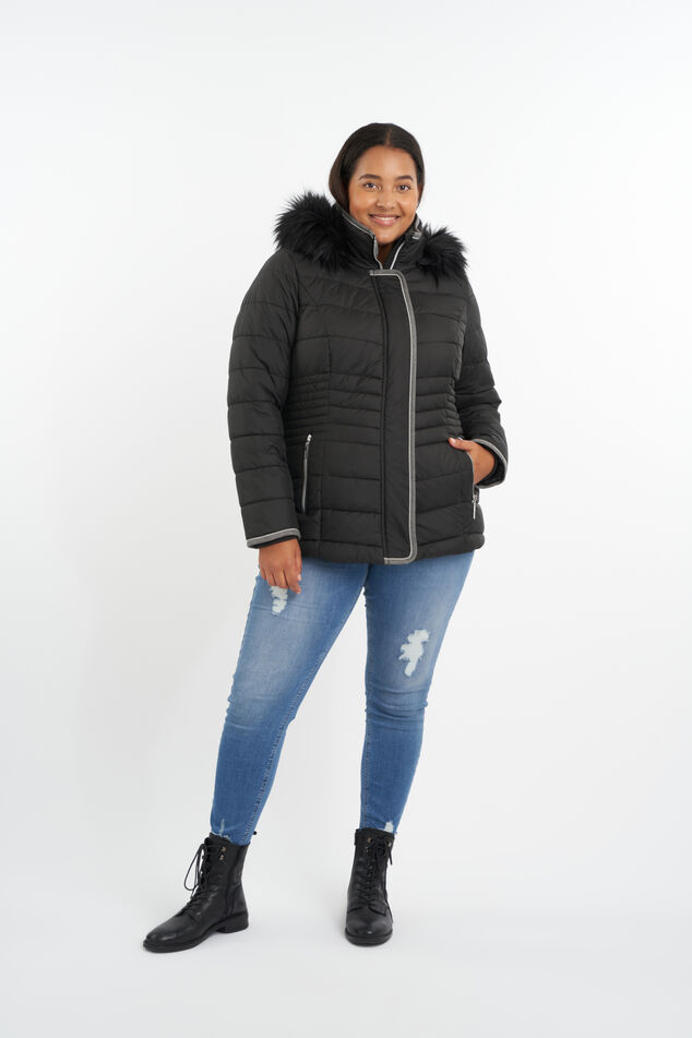 Gewatteerde jas  image number 4