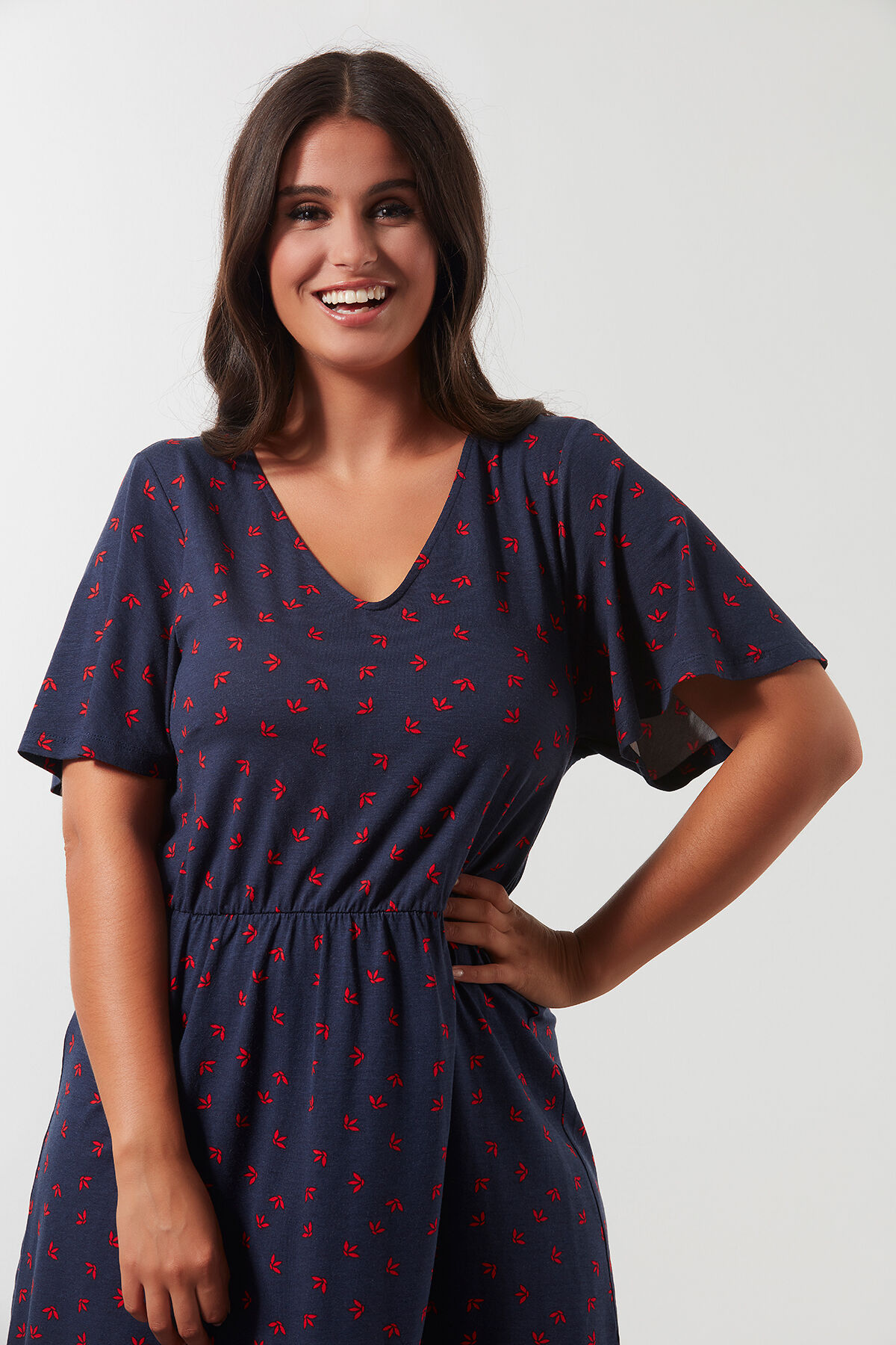 Jurk met all-over print image number 0