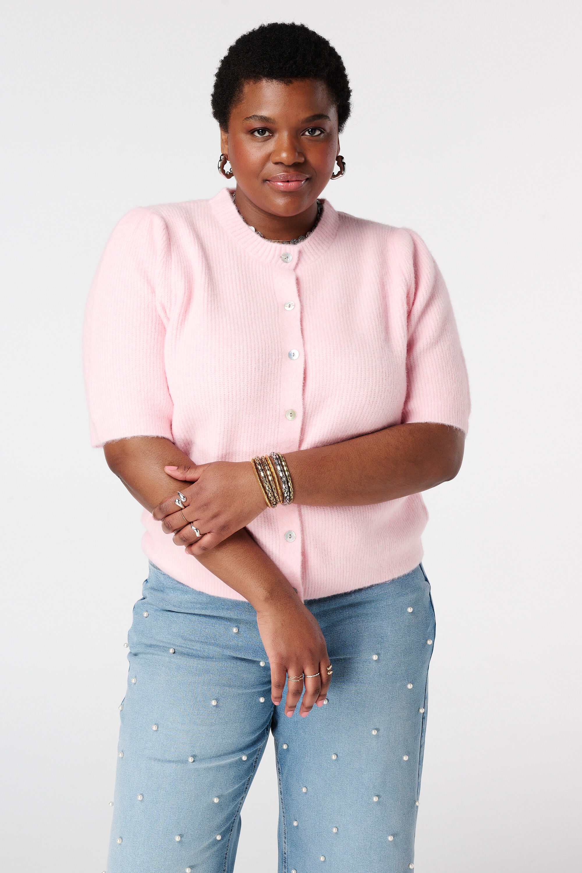 Vestje met korte mouwen