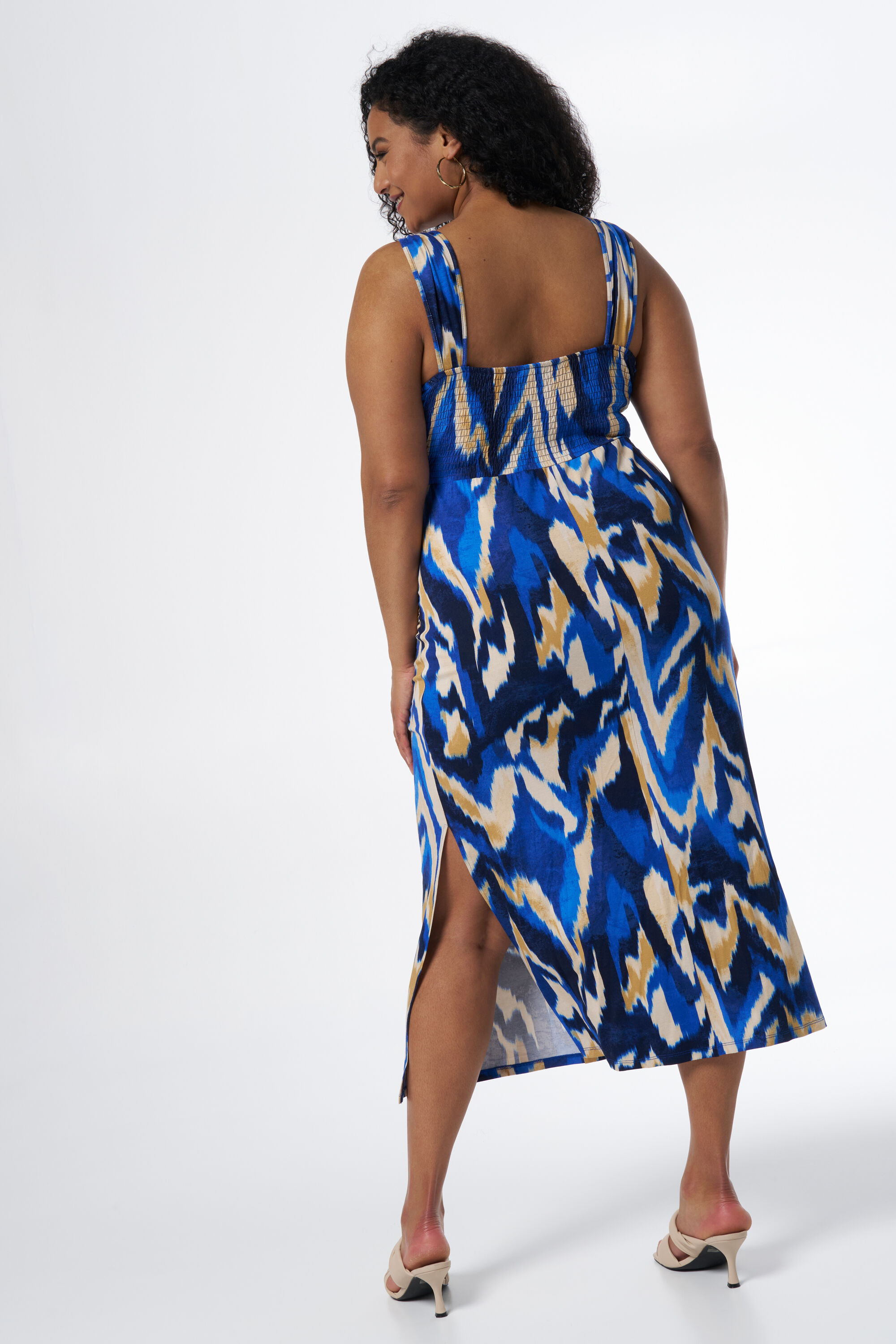 Midi jurk met gedraaid detail image number 3