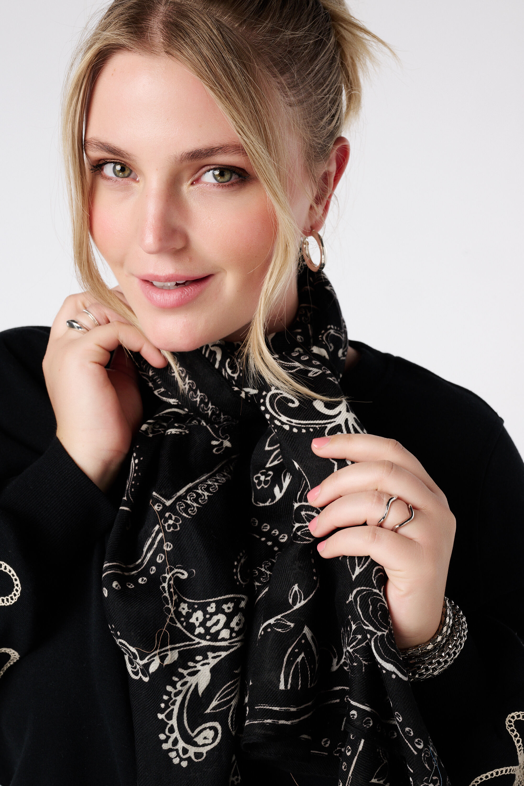 Sjaal met print image number 2