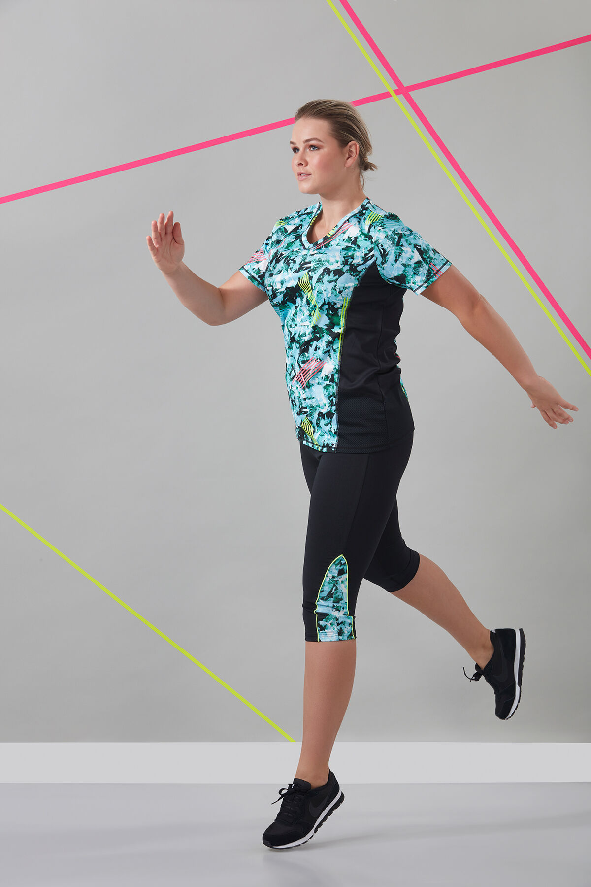 Sporttop met grafische print image number 3