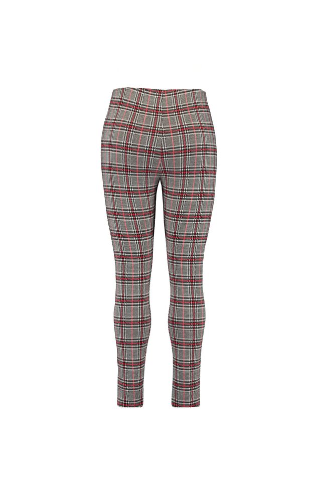 Geruite legging image number 2