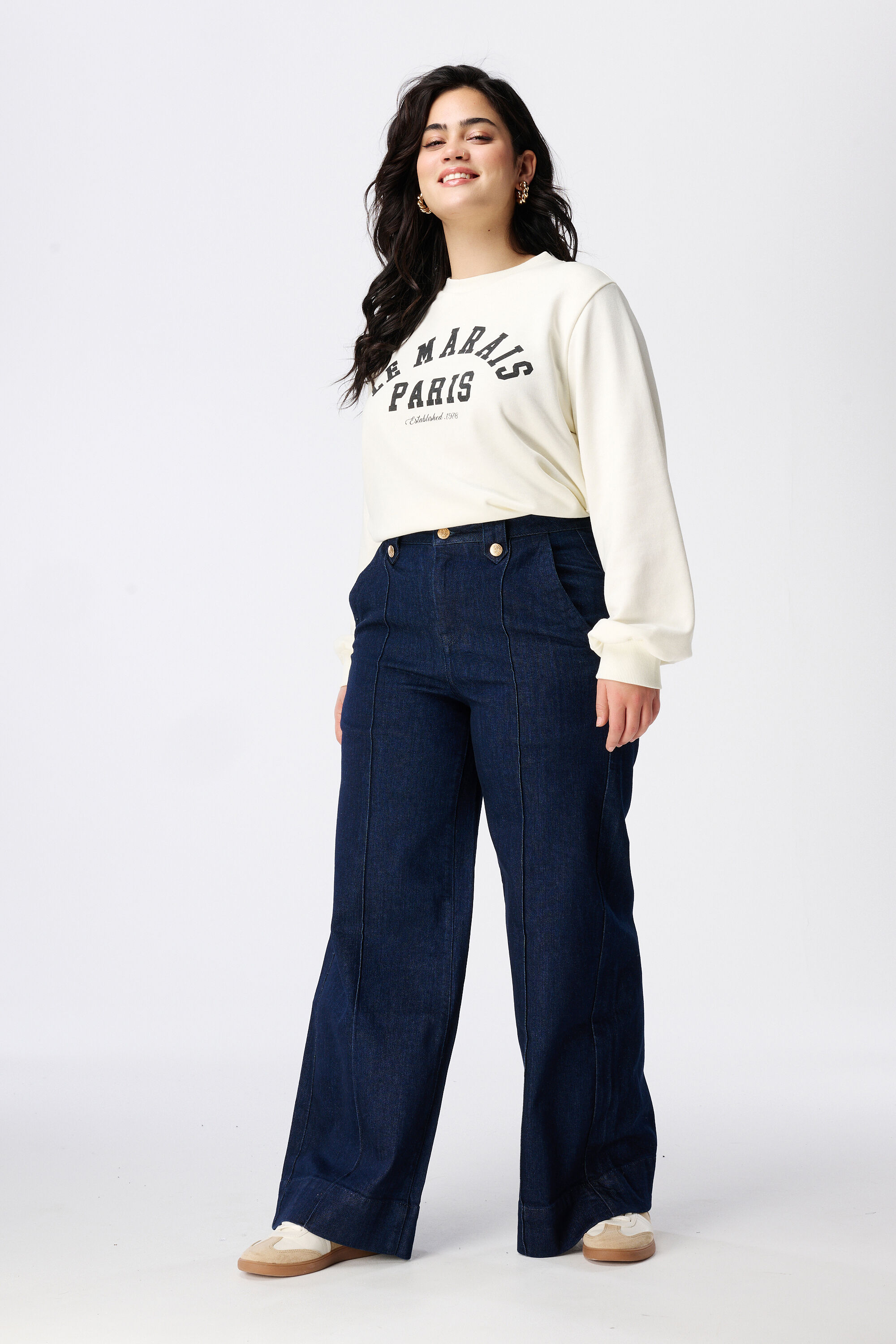 Sweater met tekst image number 5