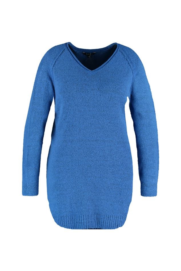 Trui jurk met V-hals image number 1