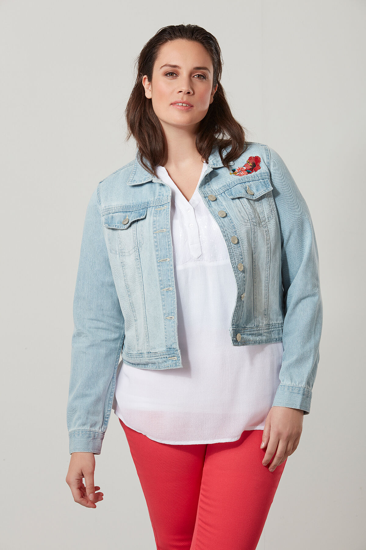 Blouse met pailletten image number 4