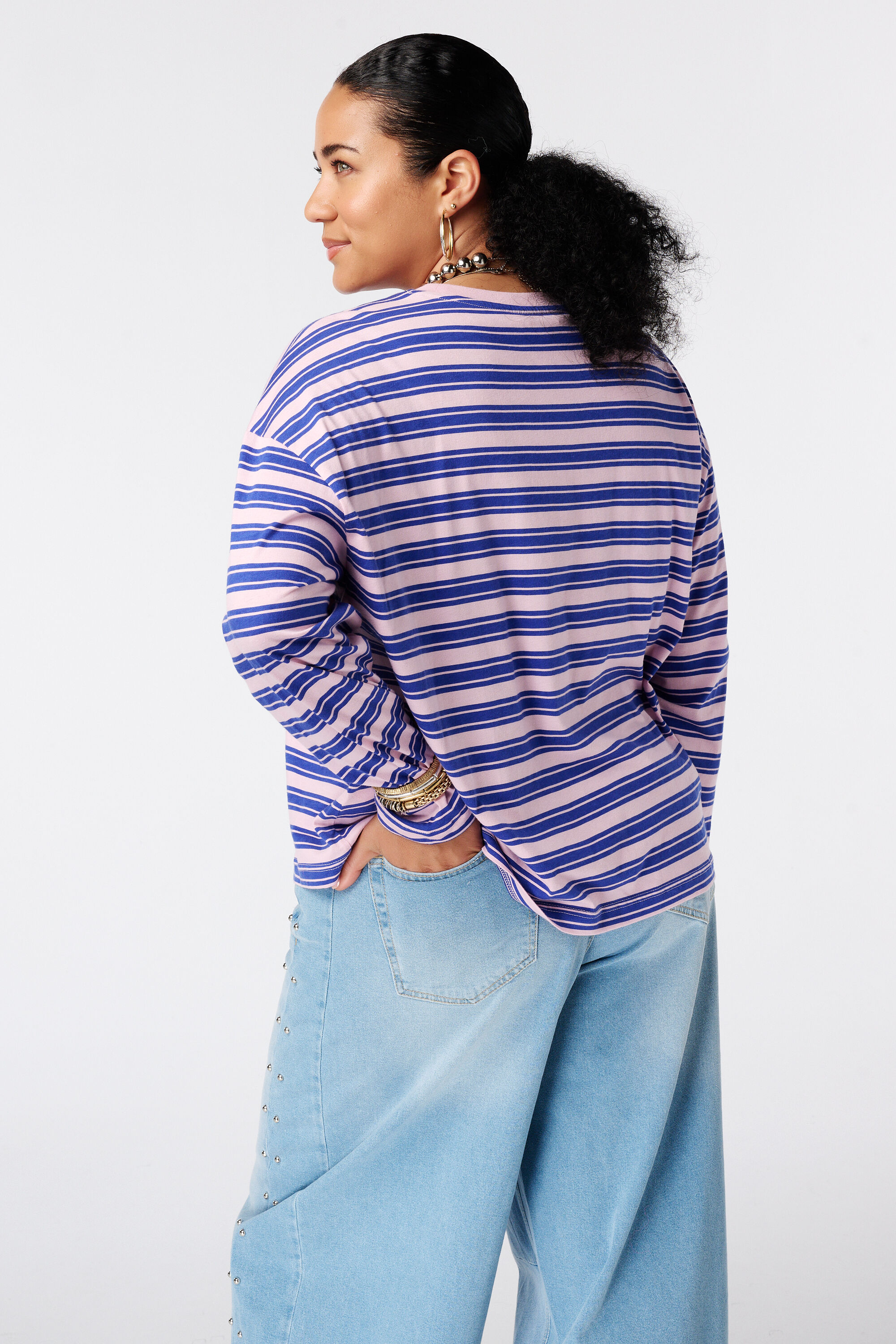 Gestreepte longsleeve image number 3