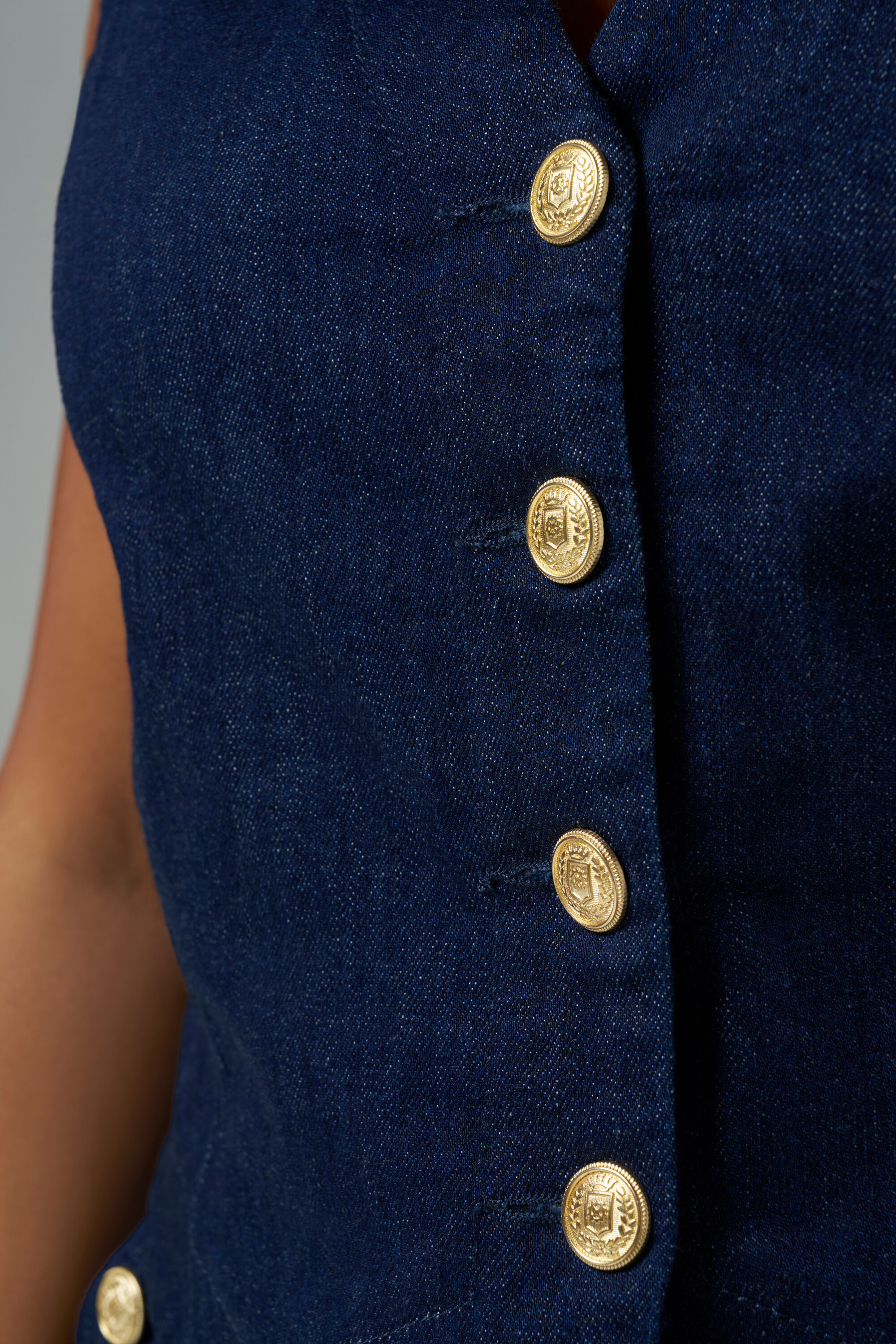 Denim gilet image number 3