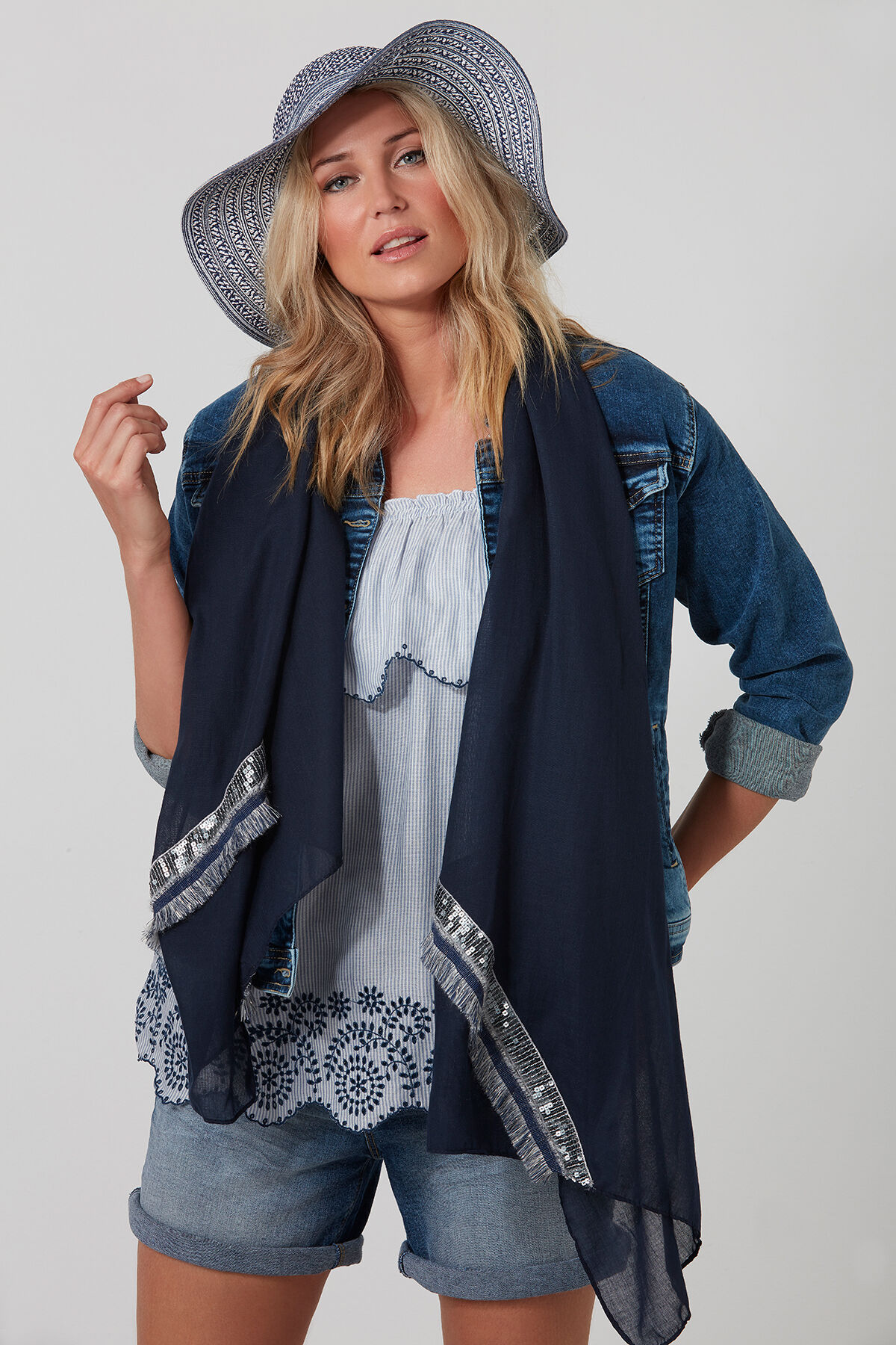 Off-shoulder top met ruches image number 4