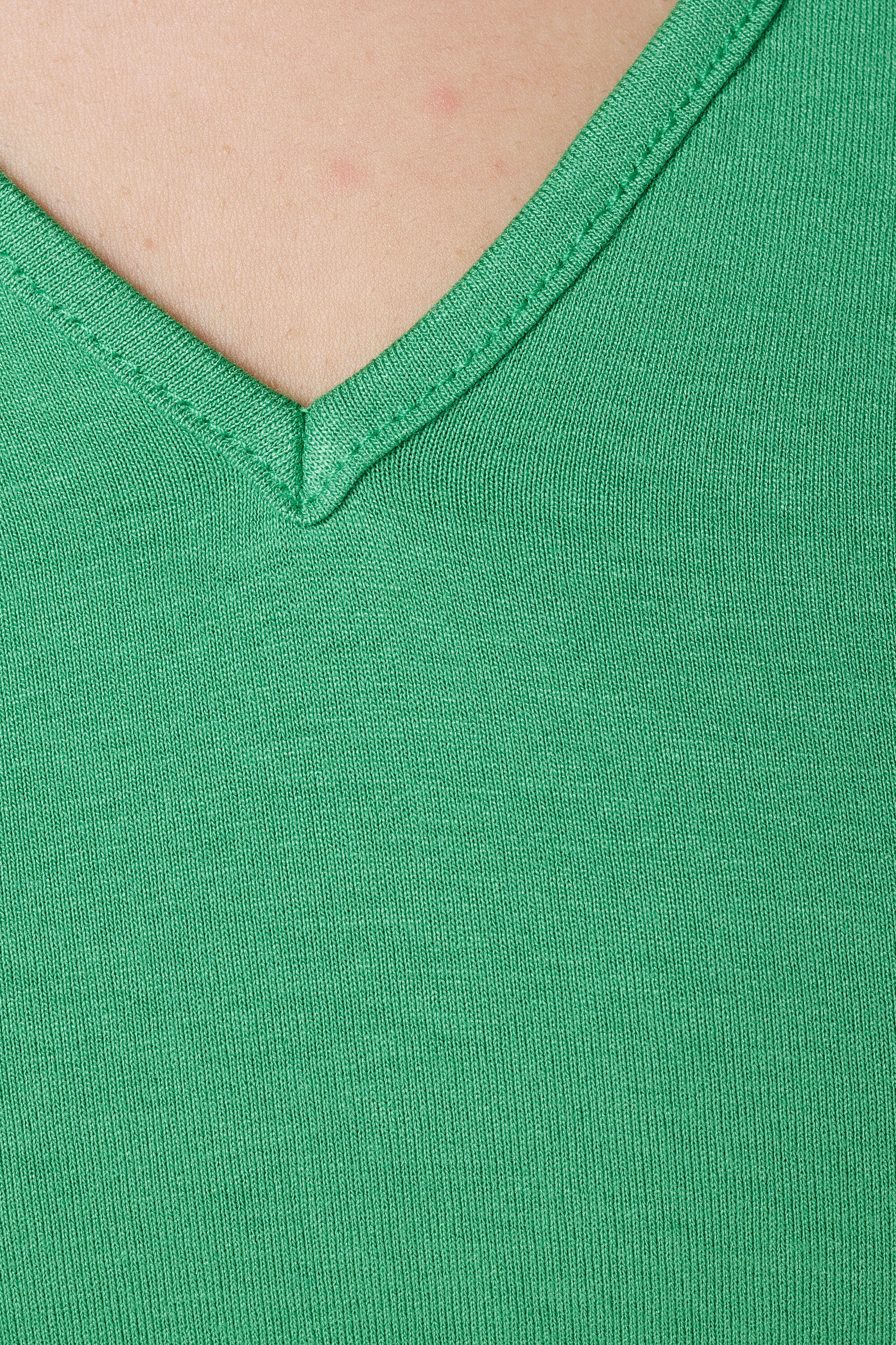 T-shirt met V-hals image number 6