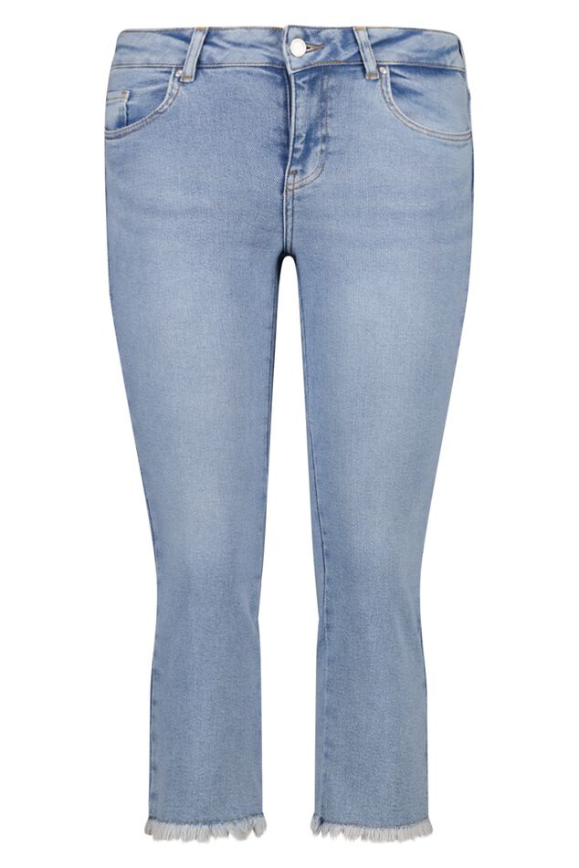 High waist denim jeans image number 1