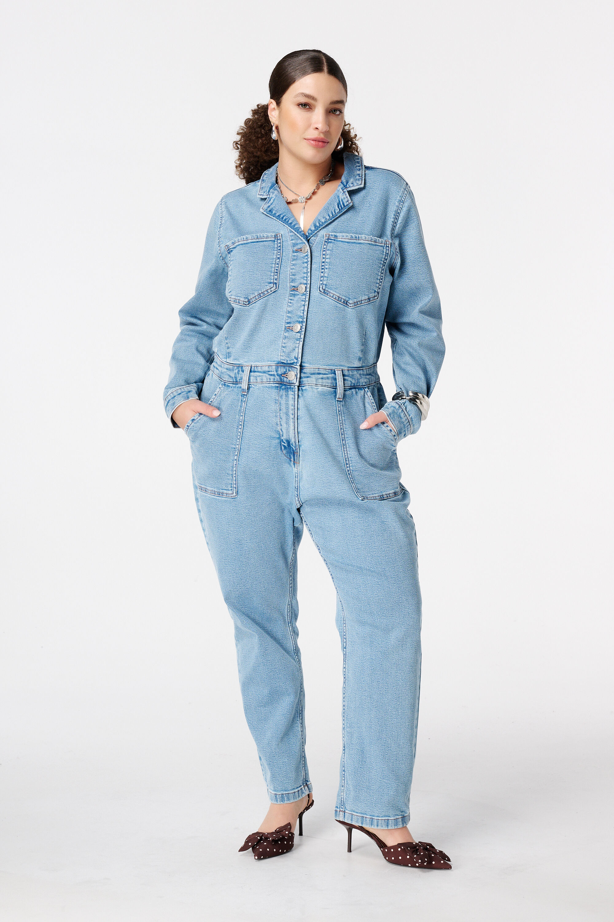 Denim jumpsuit