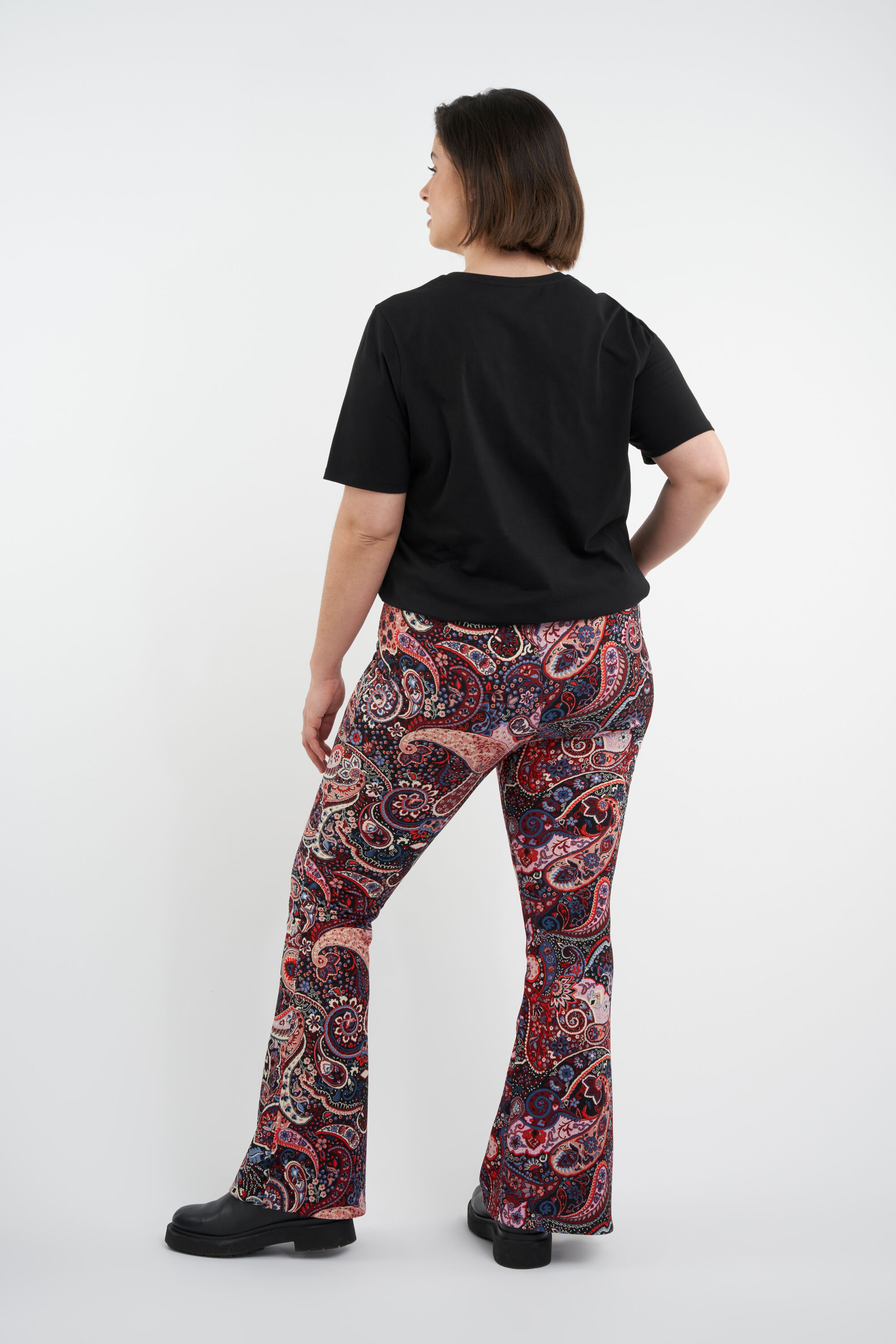 Flared legging met print image number 3