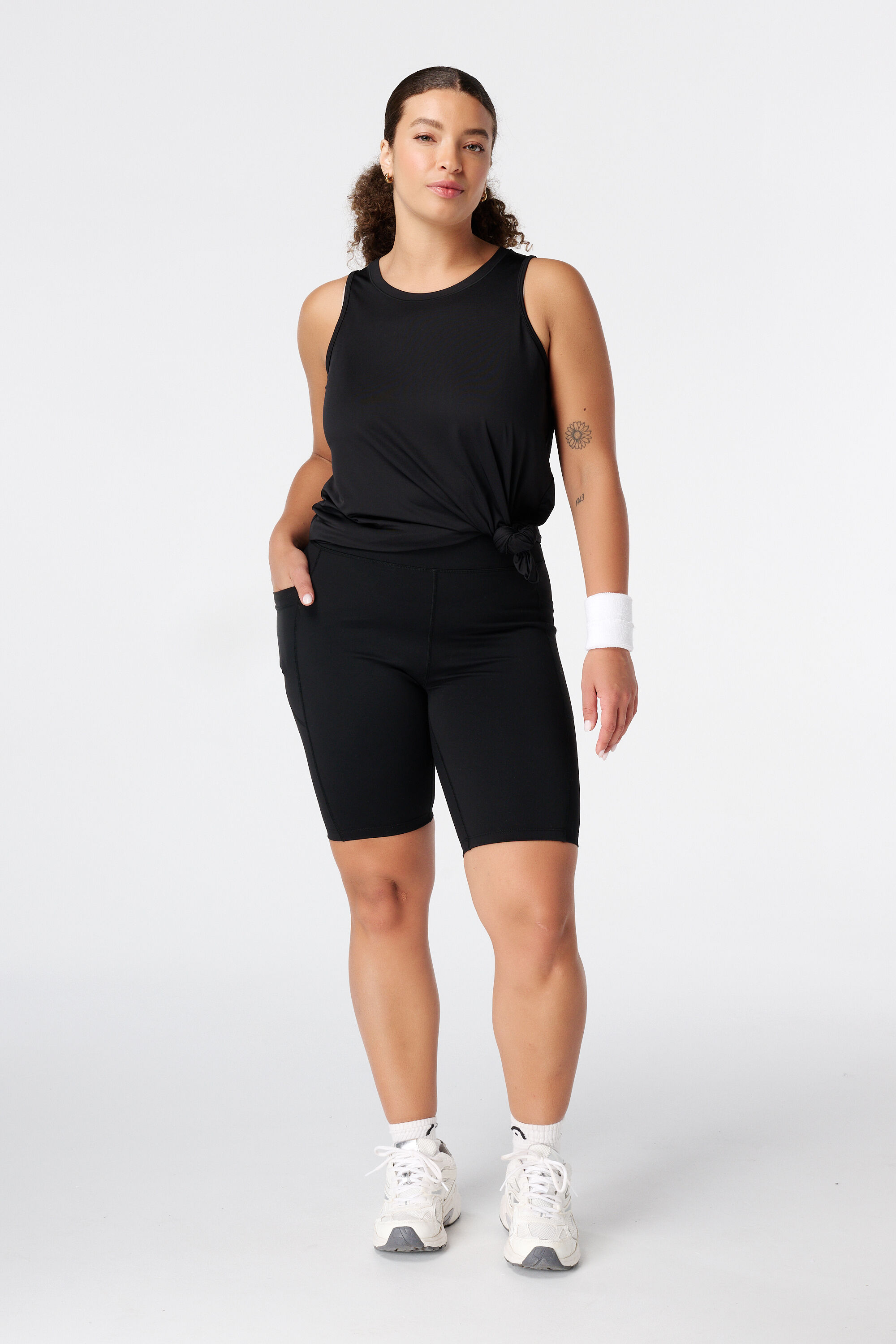 Korte sportlegging met zijzakken