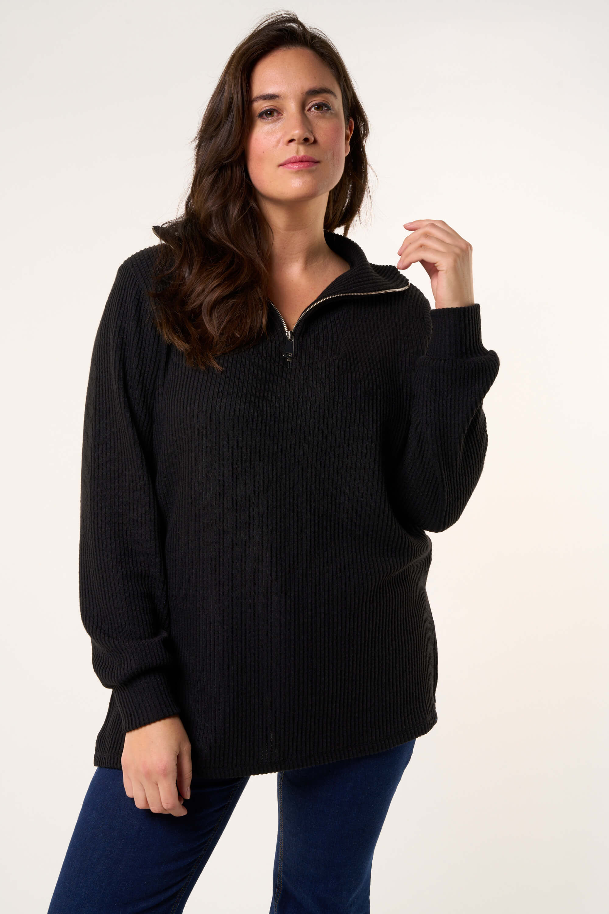 Top met rits dames store