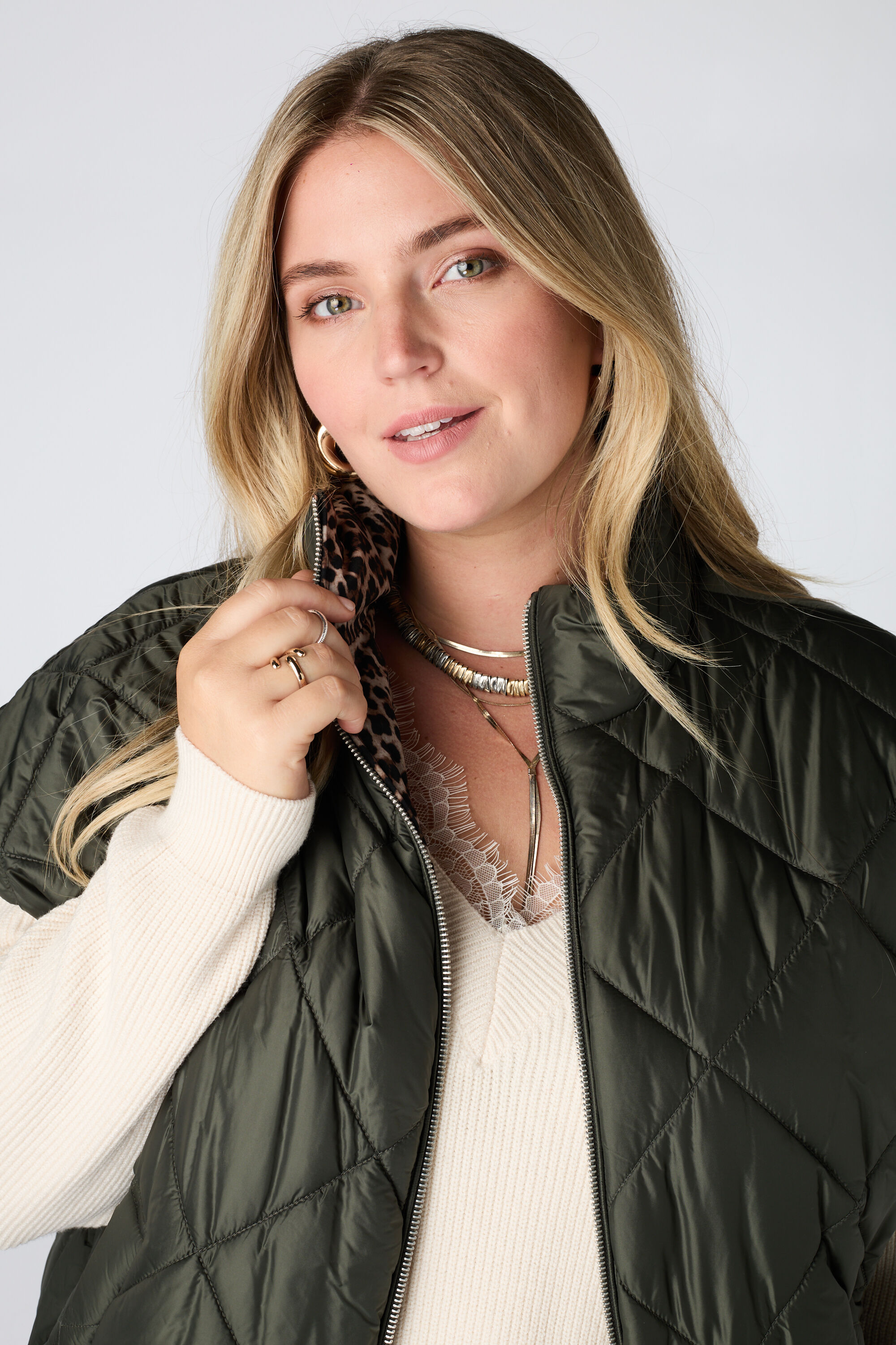 Reversible gewatteerde bodywarmer image number 4