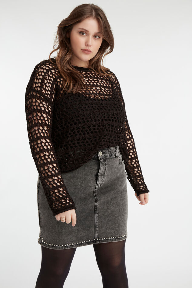 Rokje met studs image number 4