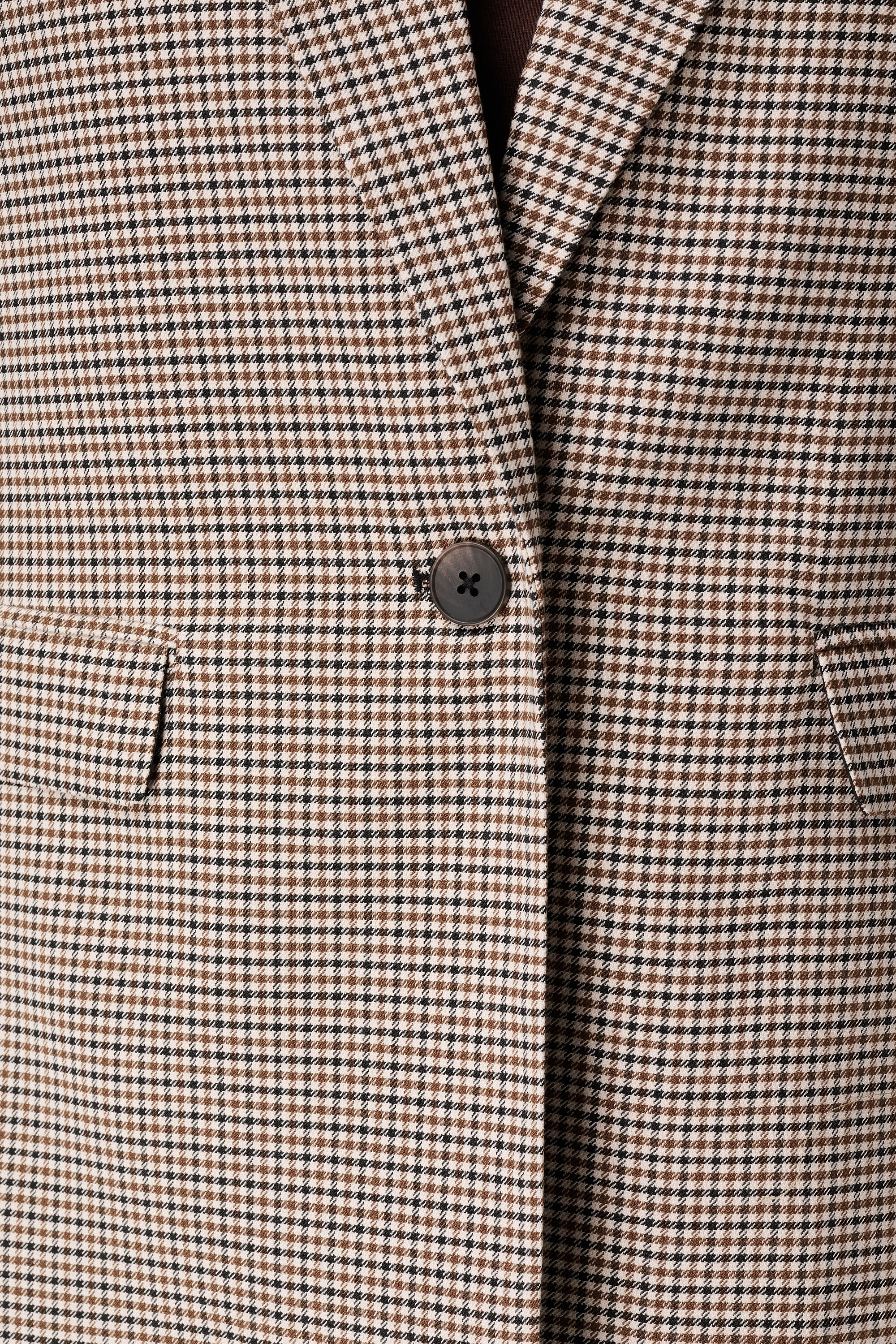 Geruite blazer met knooplsuiting image number 6