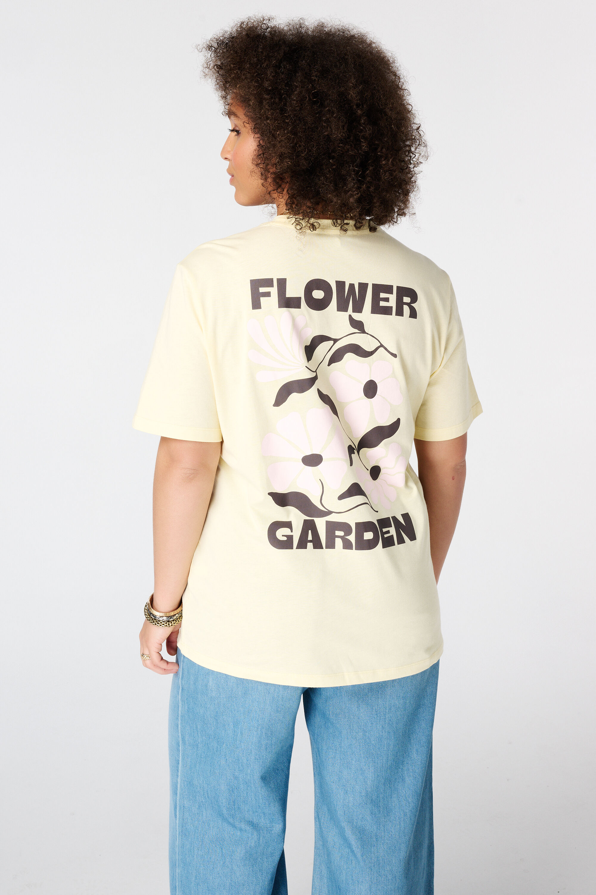 T-shirt met backprint