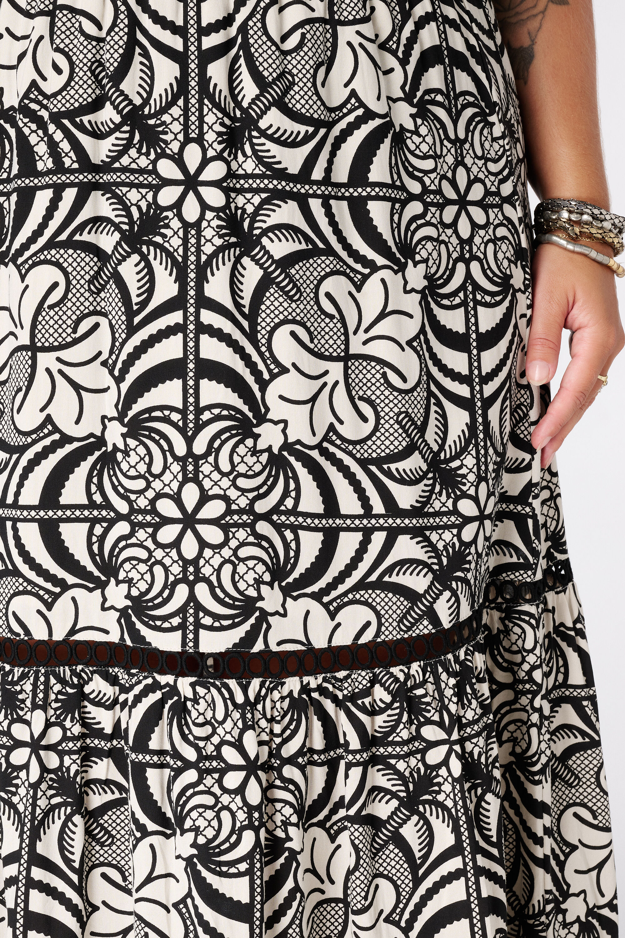 Maxi rok met print image number 4