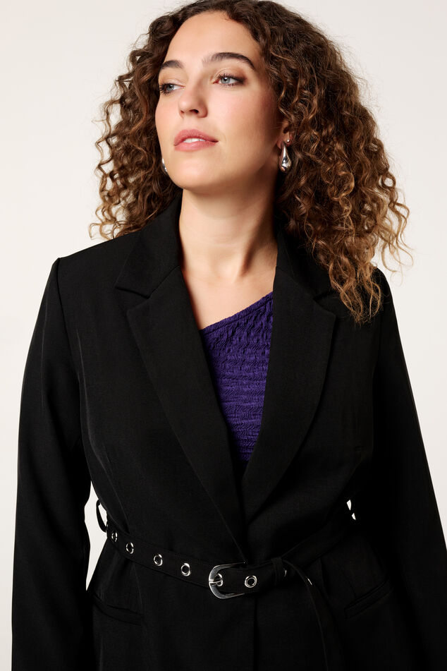 Blazer met ceintuur image number 4