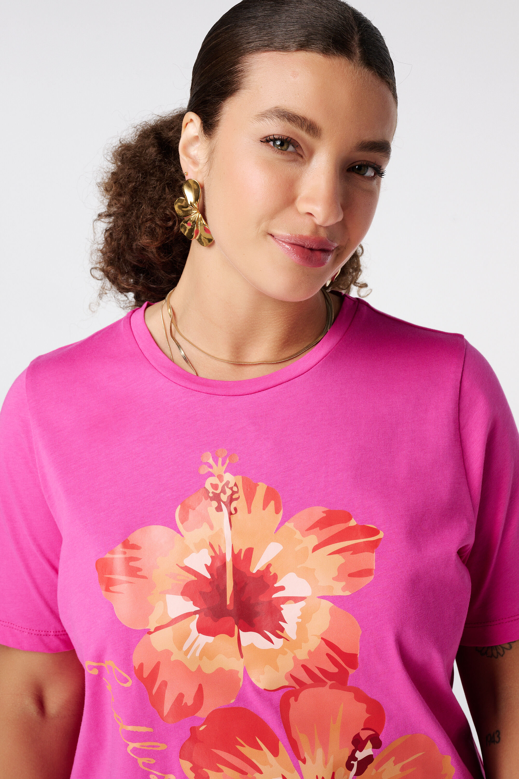 T-shirt met print image number 4