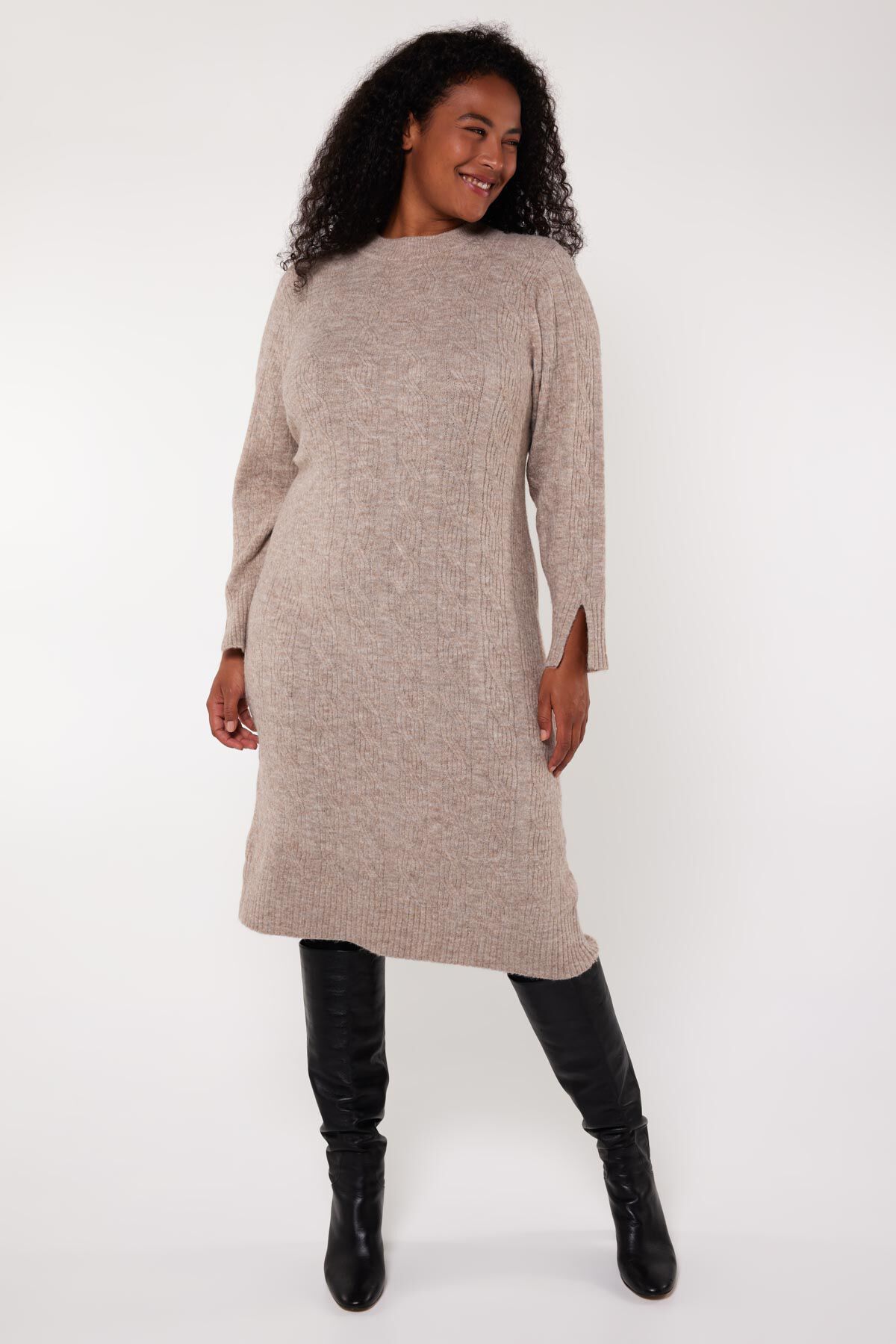 Gebreide dames jurk outlet