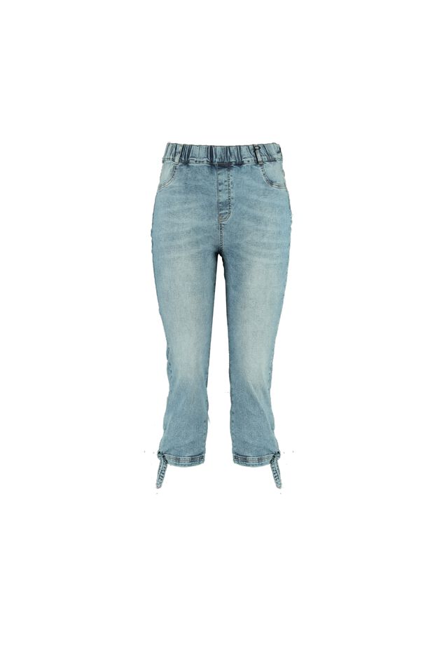 Cropped tregging POPPY met strik detail image number 1