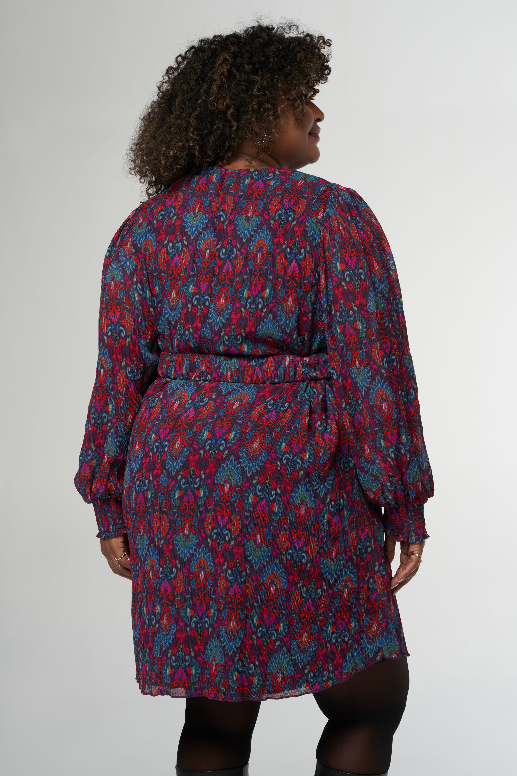 Jurk met shop paisley print