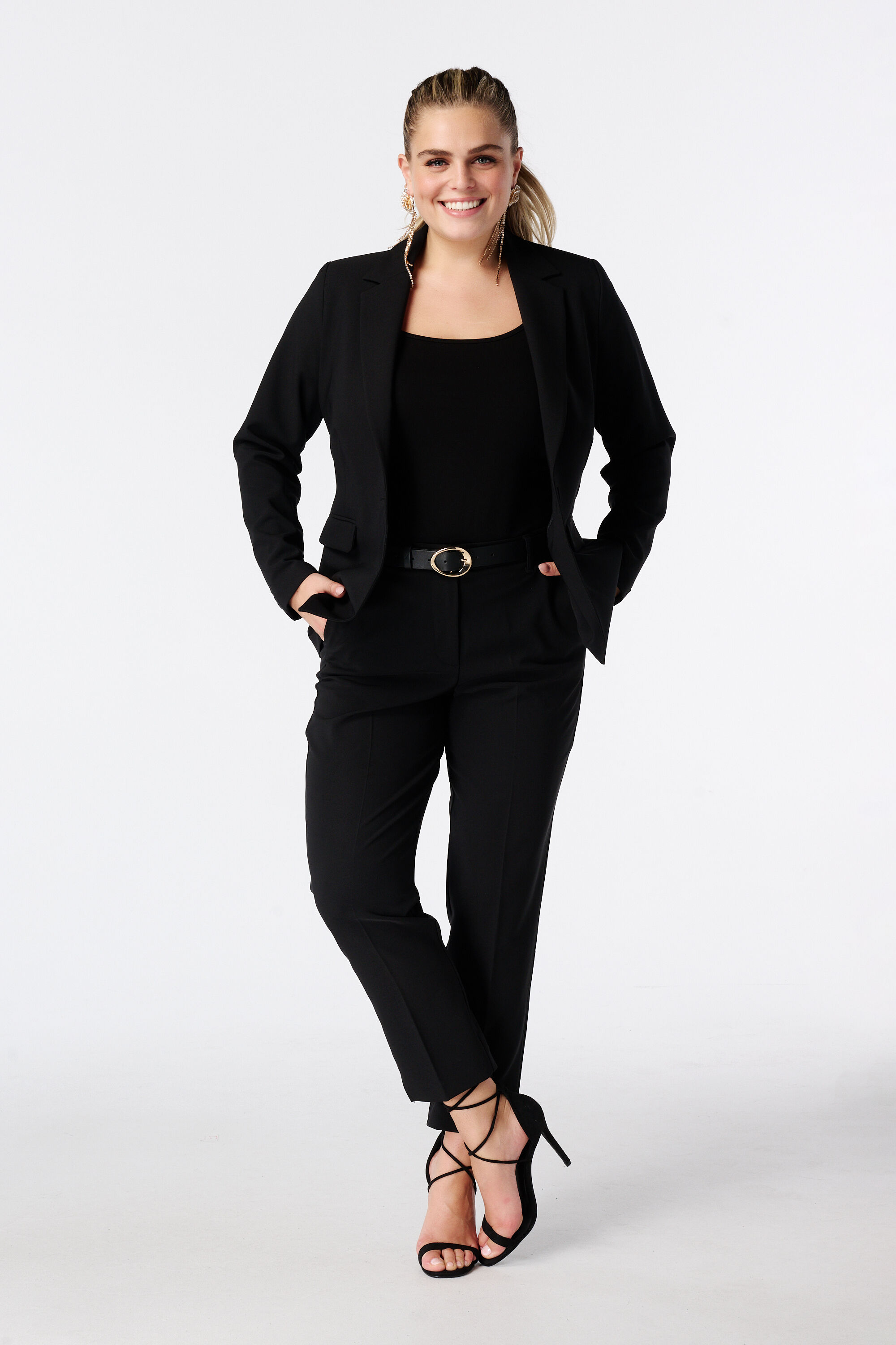Straight leg pantalon