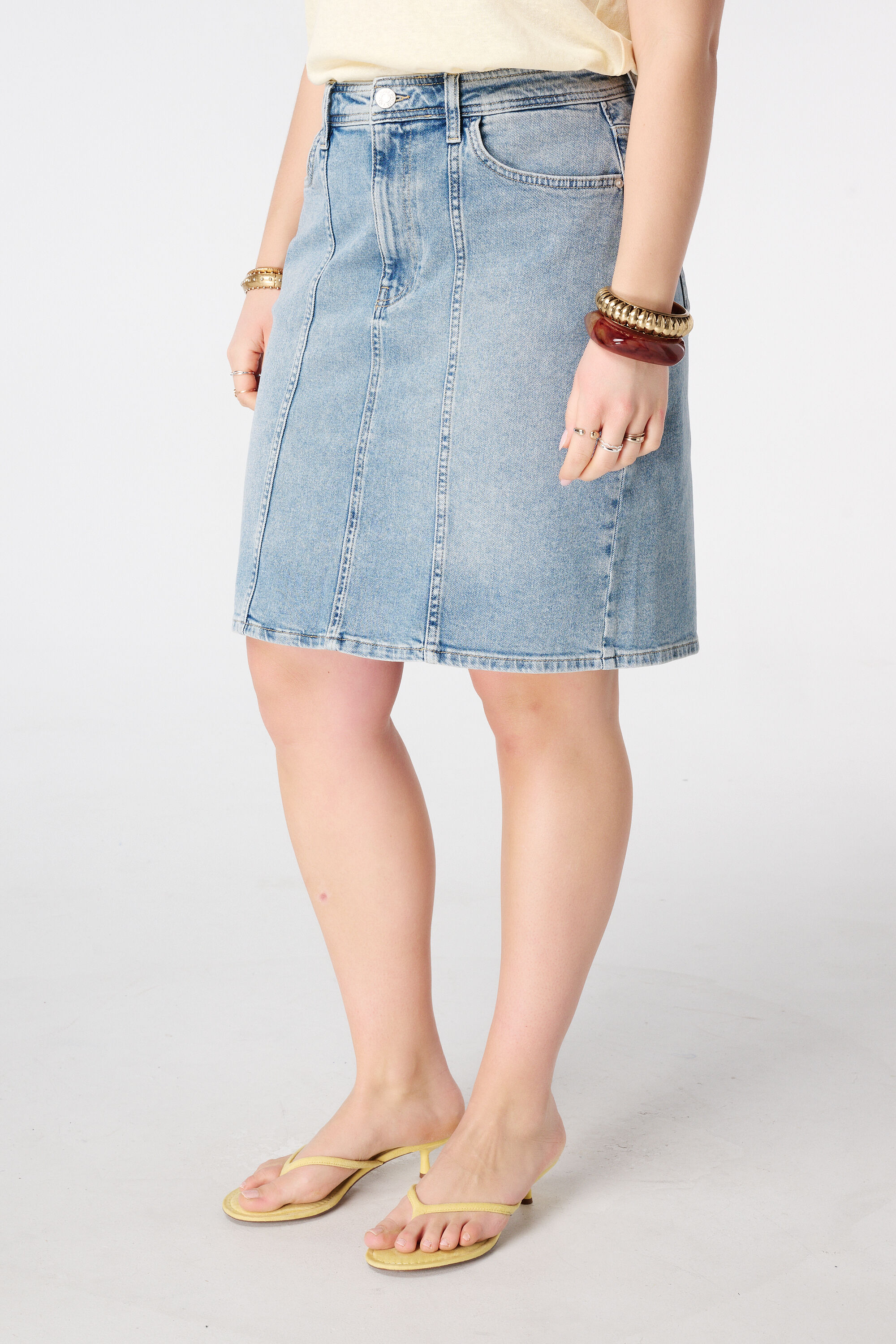 Denim rokje image number 5