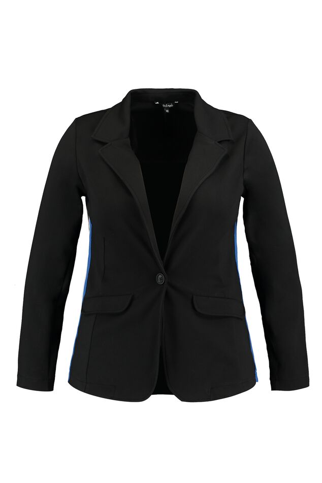 Blazer met gestreepte bies image number 1