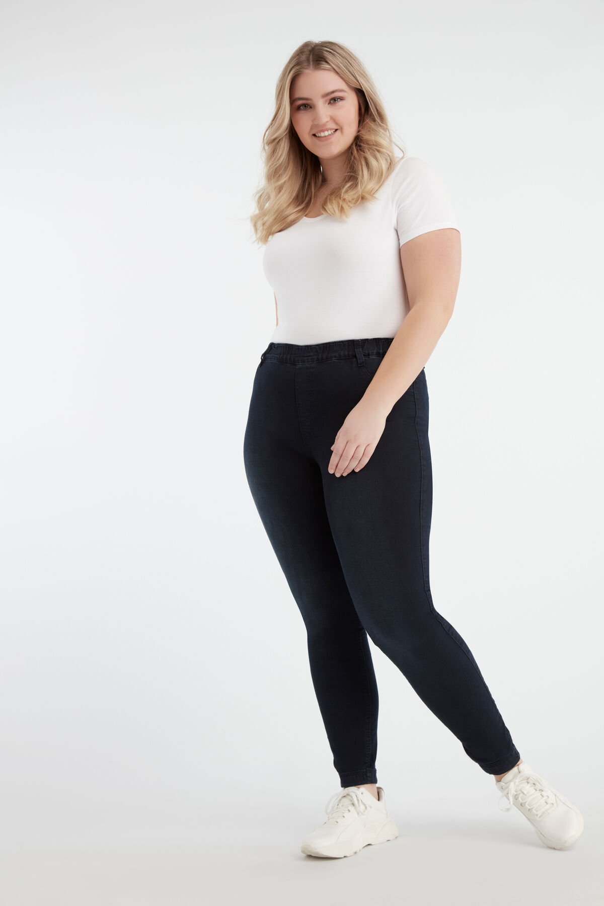 Slim fit tregging POPPY image number 7