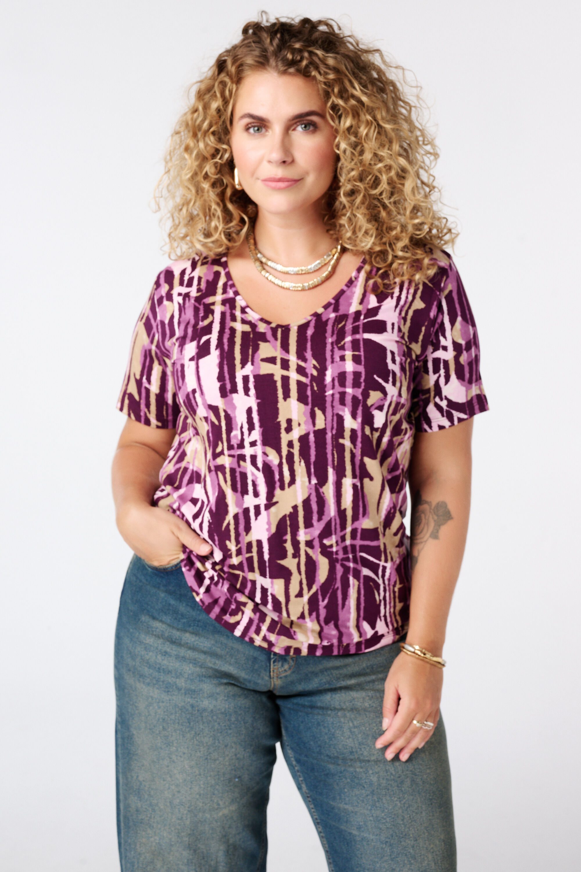 T-shirt met print