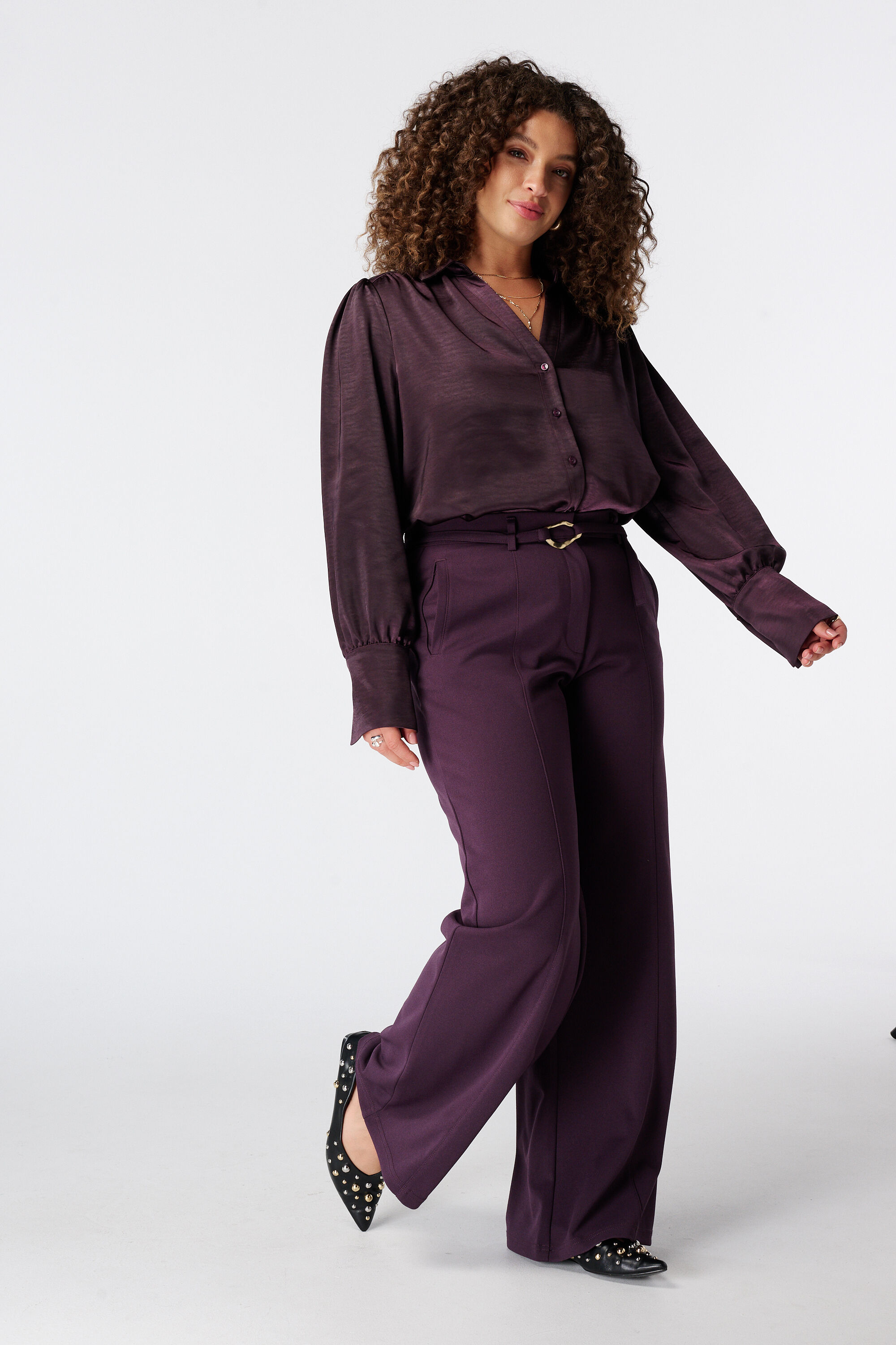Blouse met satijnlook image number 5
