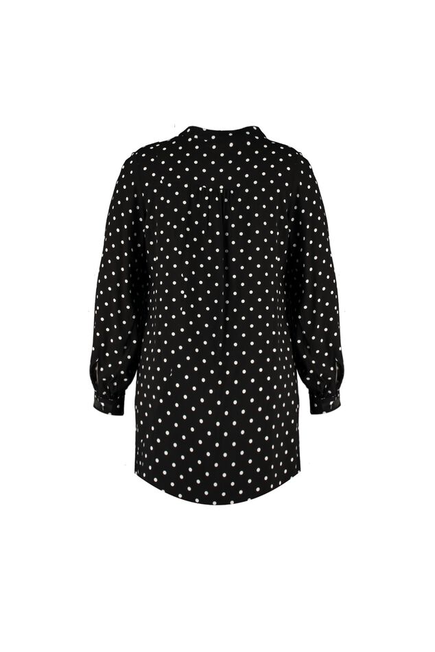 Tuniek blouse met stippen image number 2