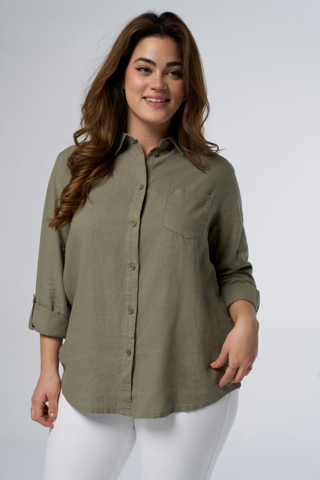 Linnen blouse image number 5