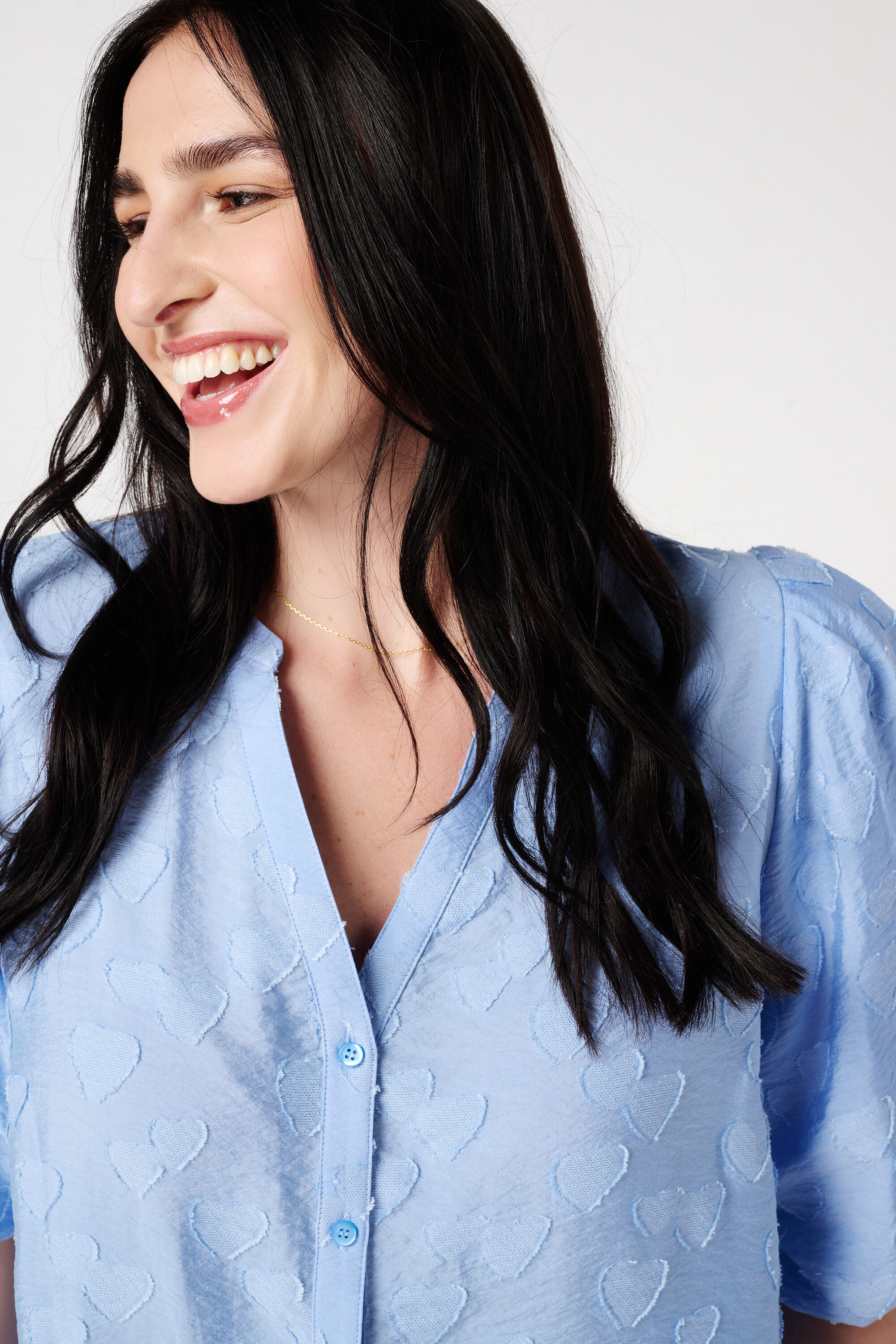  Blouse met hartjes print  image number 4