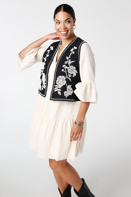 Gilet met borduursels Gilet met borduursels