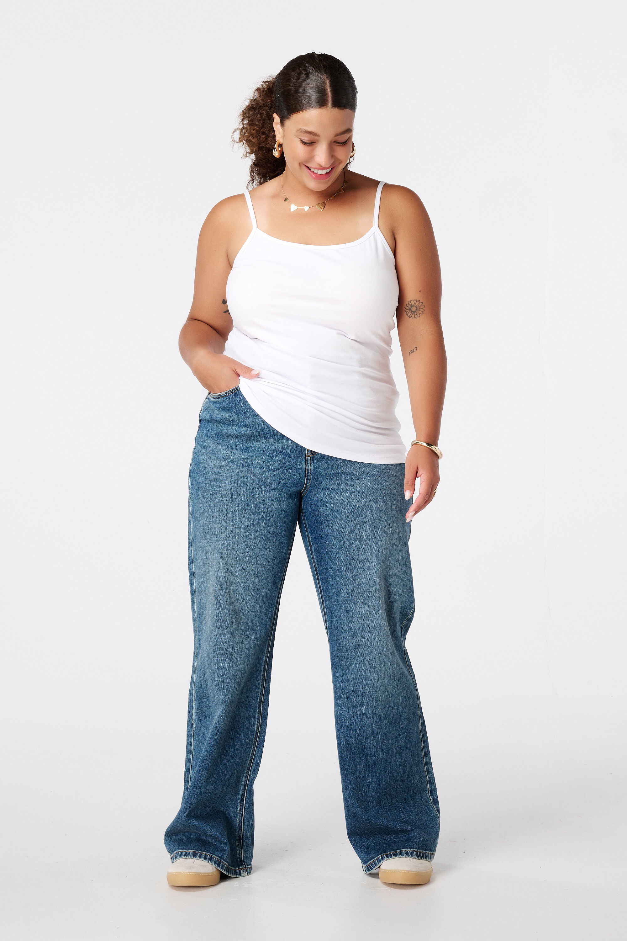 Spaghetti top met stretch image number 5