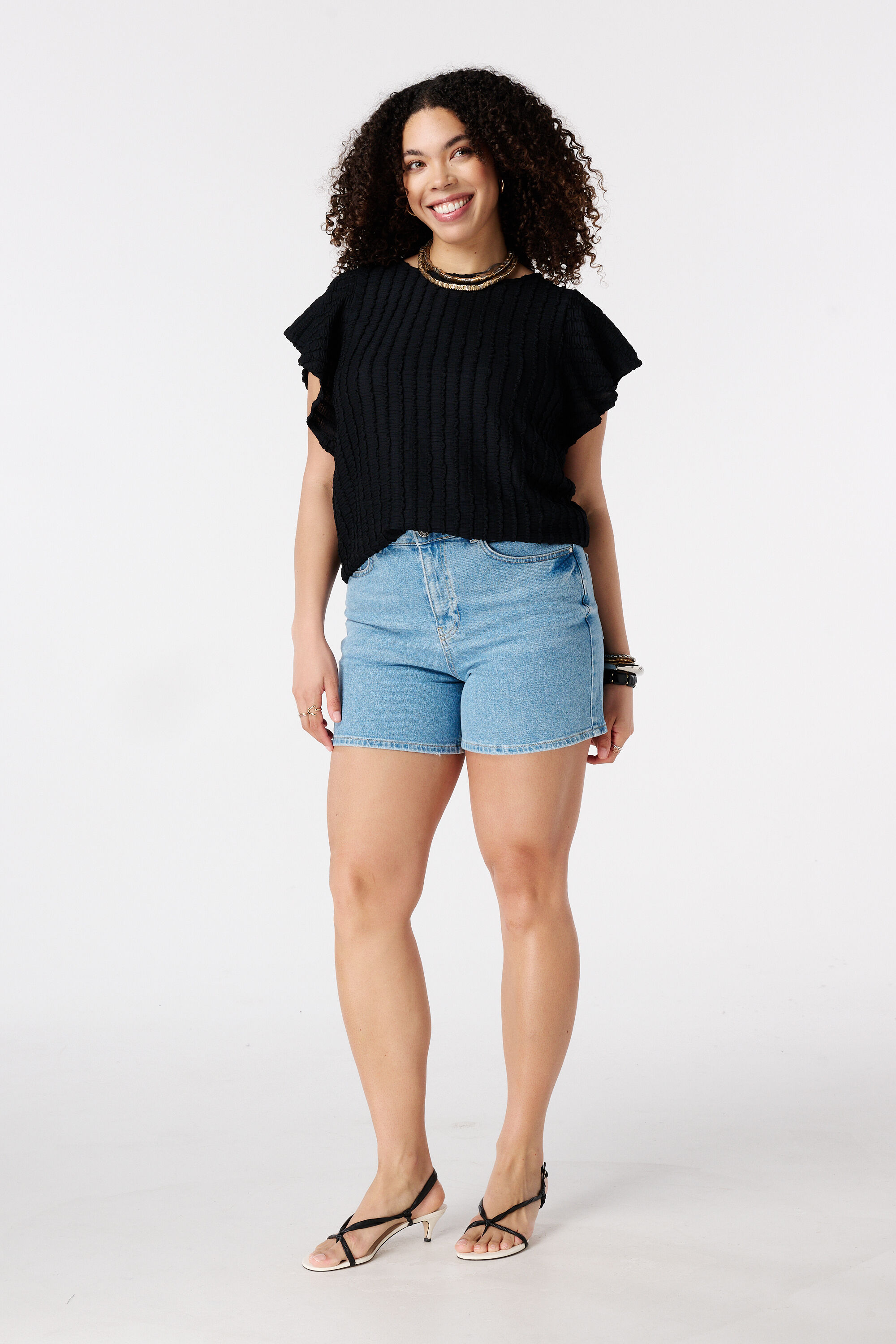 Top met vlindermouwen image number 5