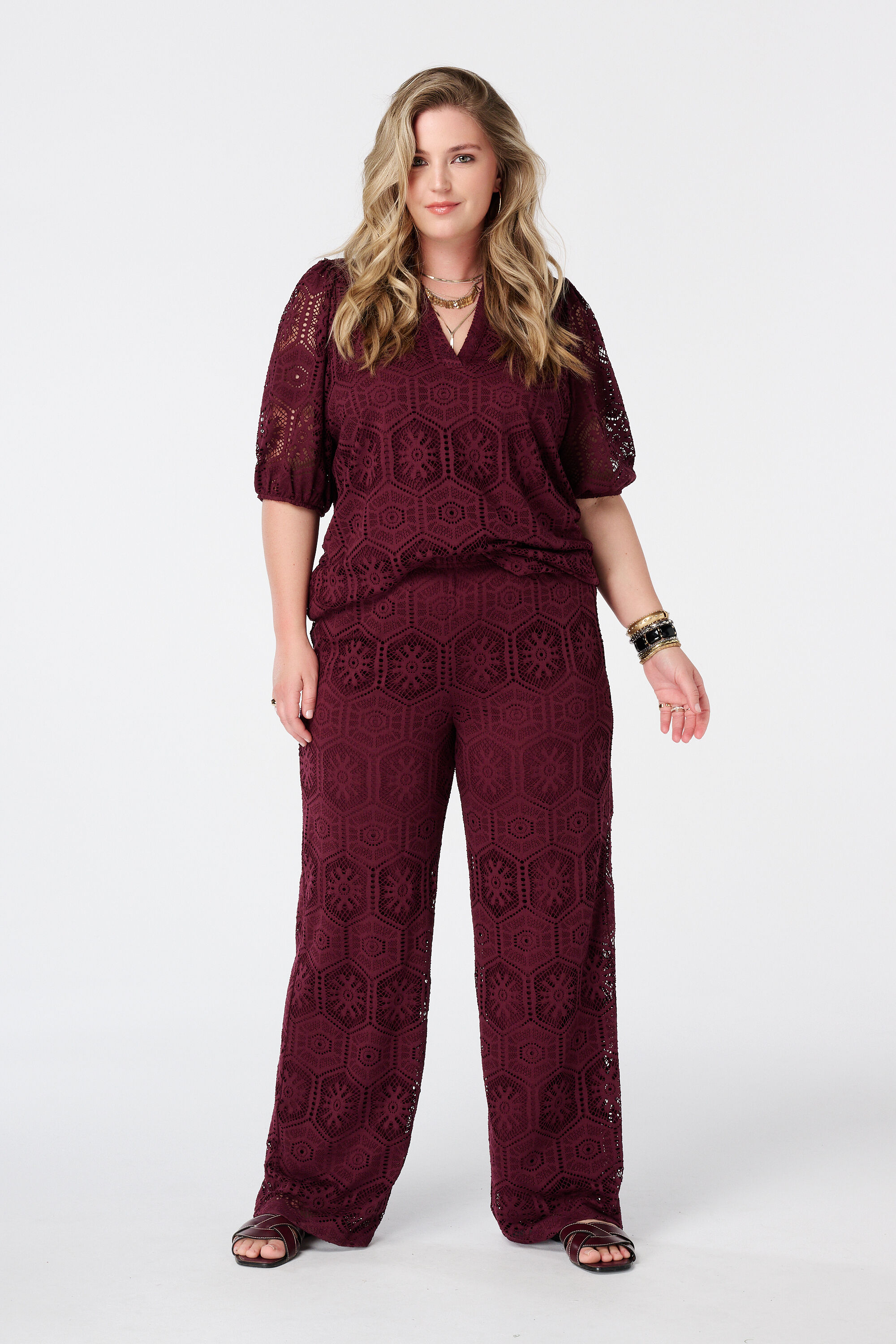 Broek met crochet